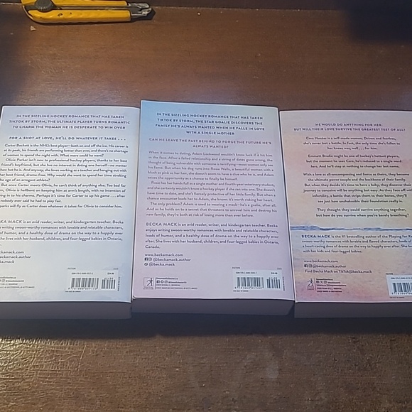 Becka Mack paperbacks Consider Me Unravel Me Breathe With Me - Picture 8 of 8